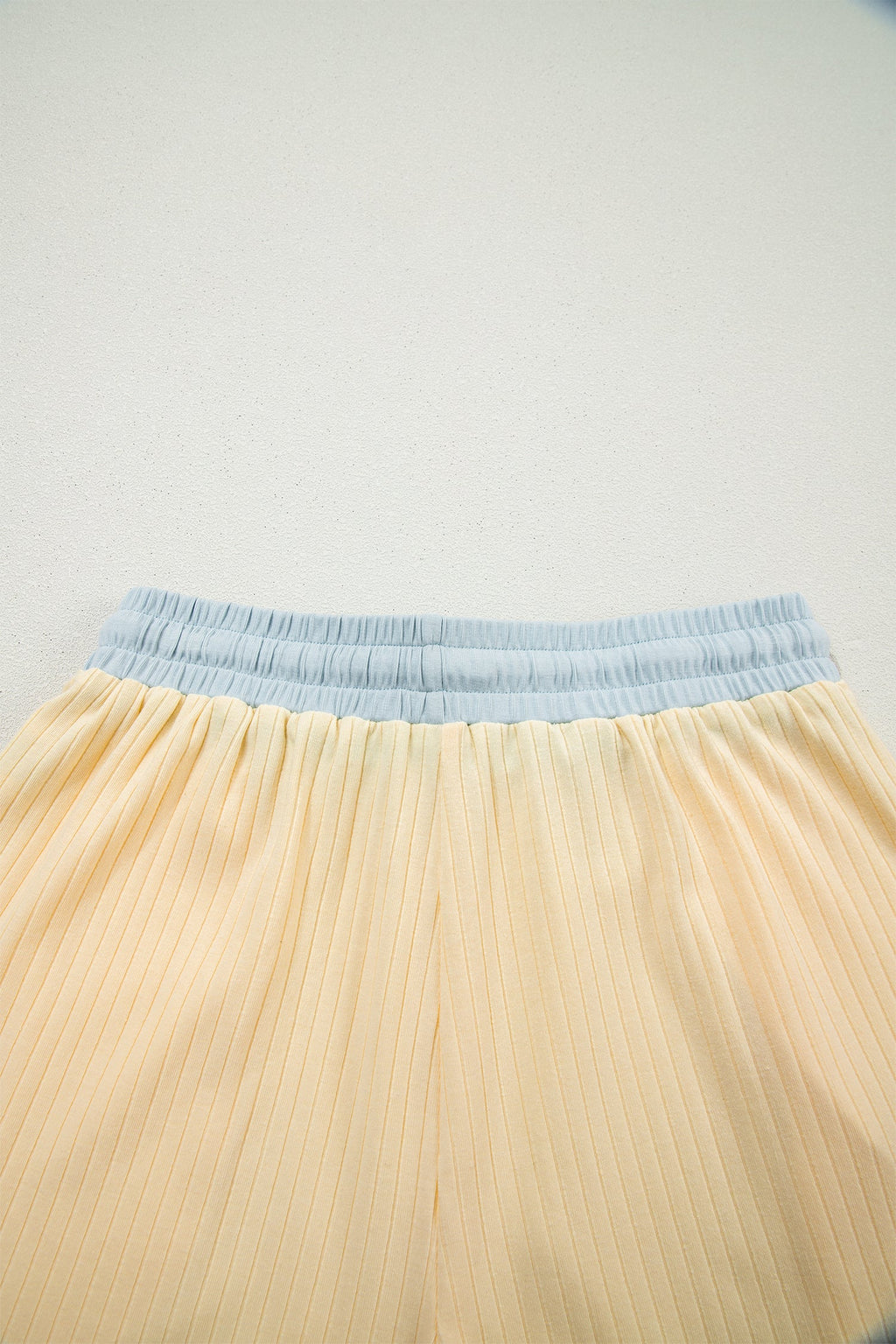 Sunny Trim Casual Short Set