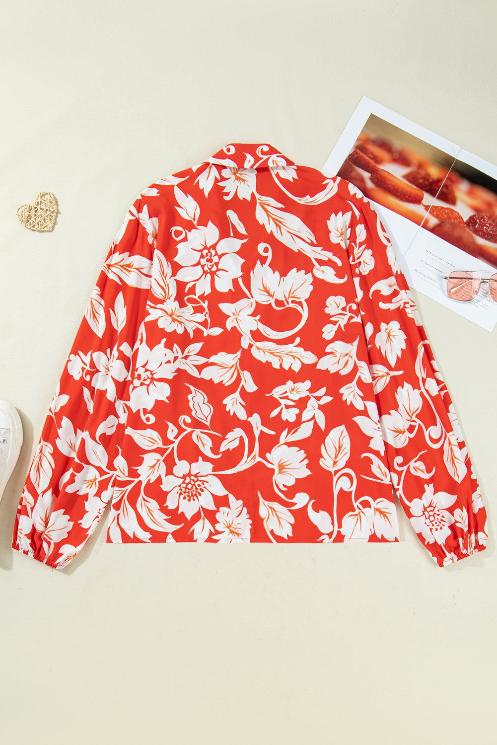 Shelby Print Loose Up PLUS Shirt