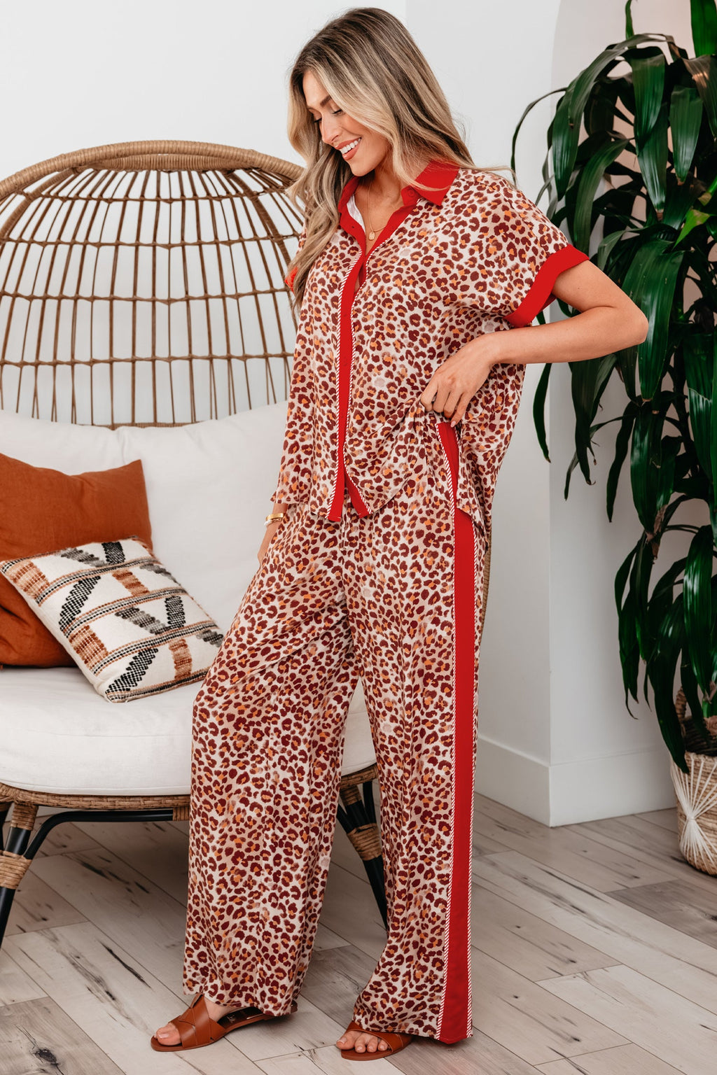Nyla Contrast Lounge Set