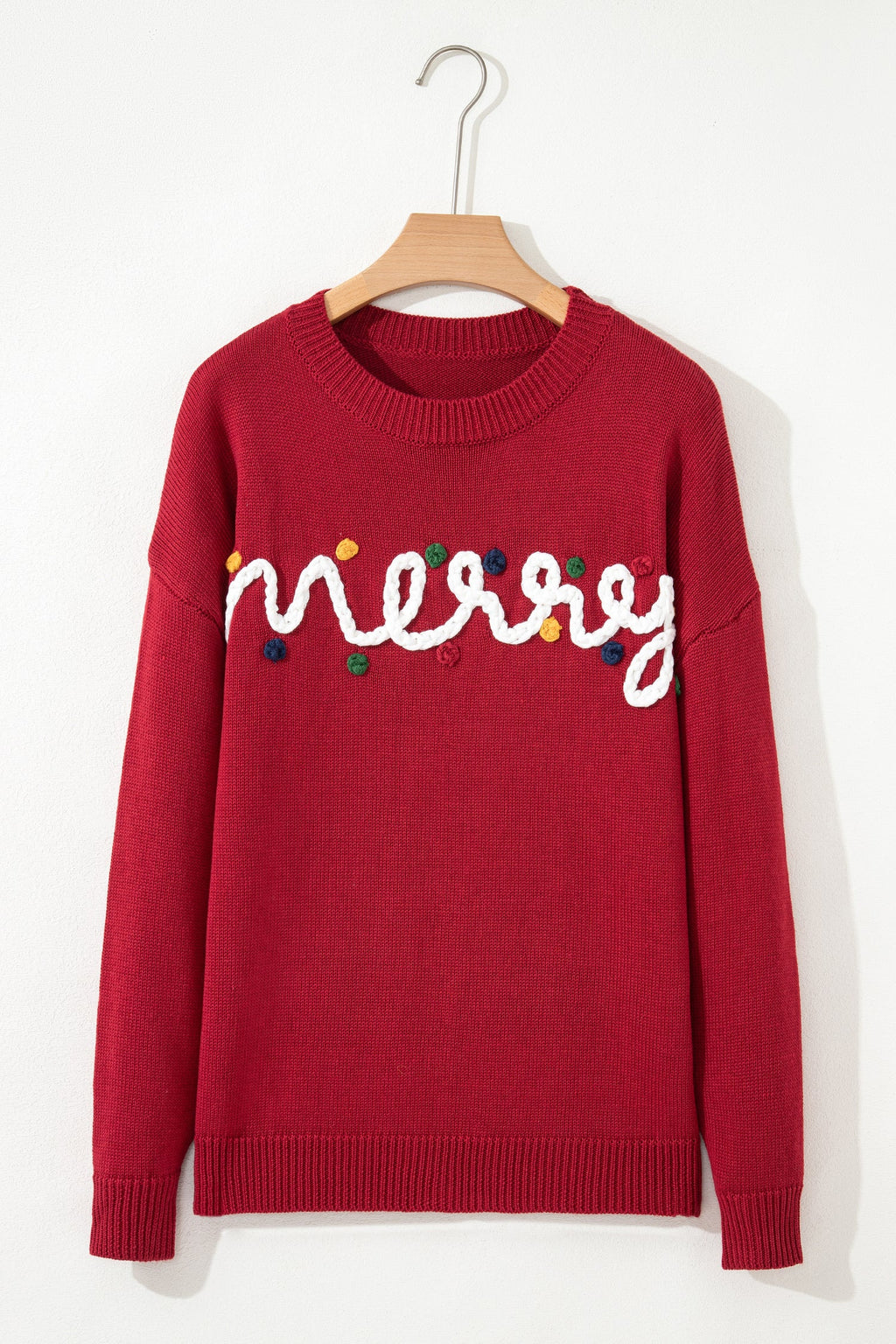 Jade Christmas Drop Shoulder Sweater