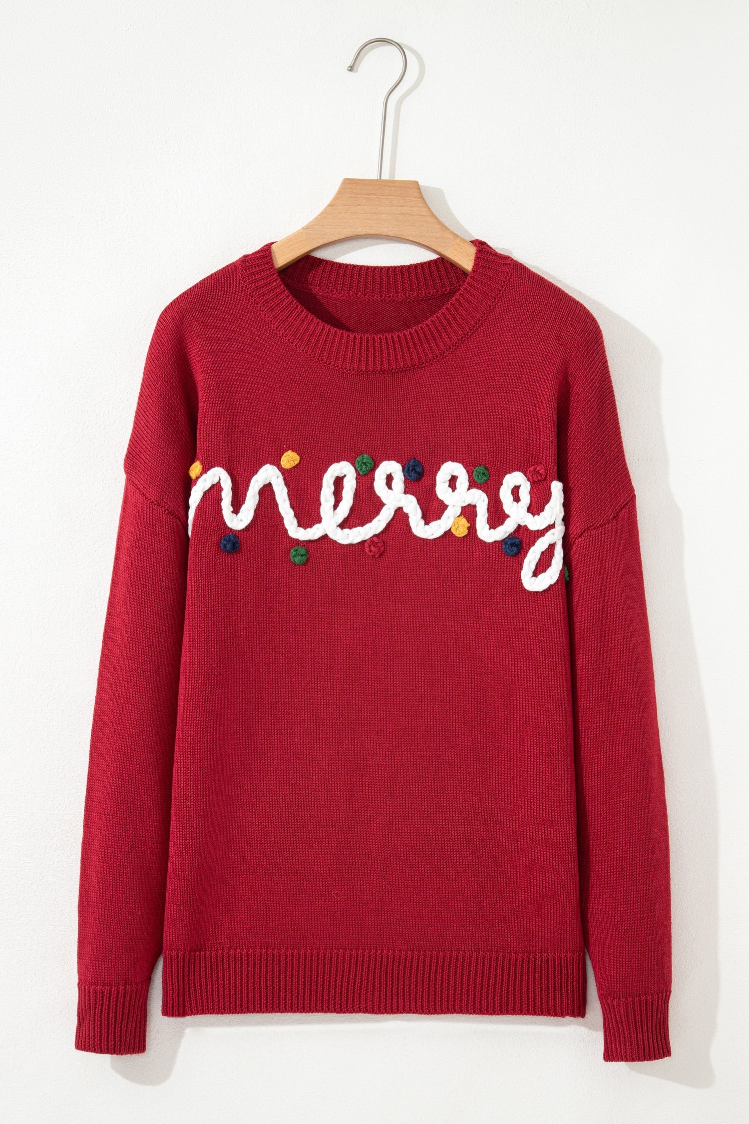 Jade Christmas Drop Shoulder Sweater
