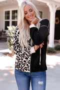 Aria Patchwork Hooded Sweatshirt