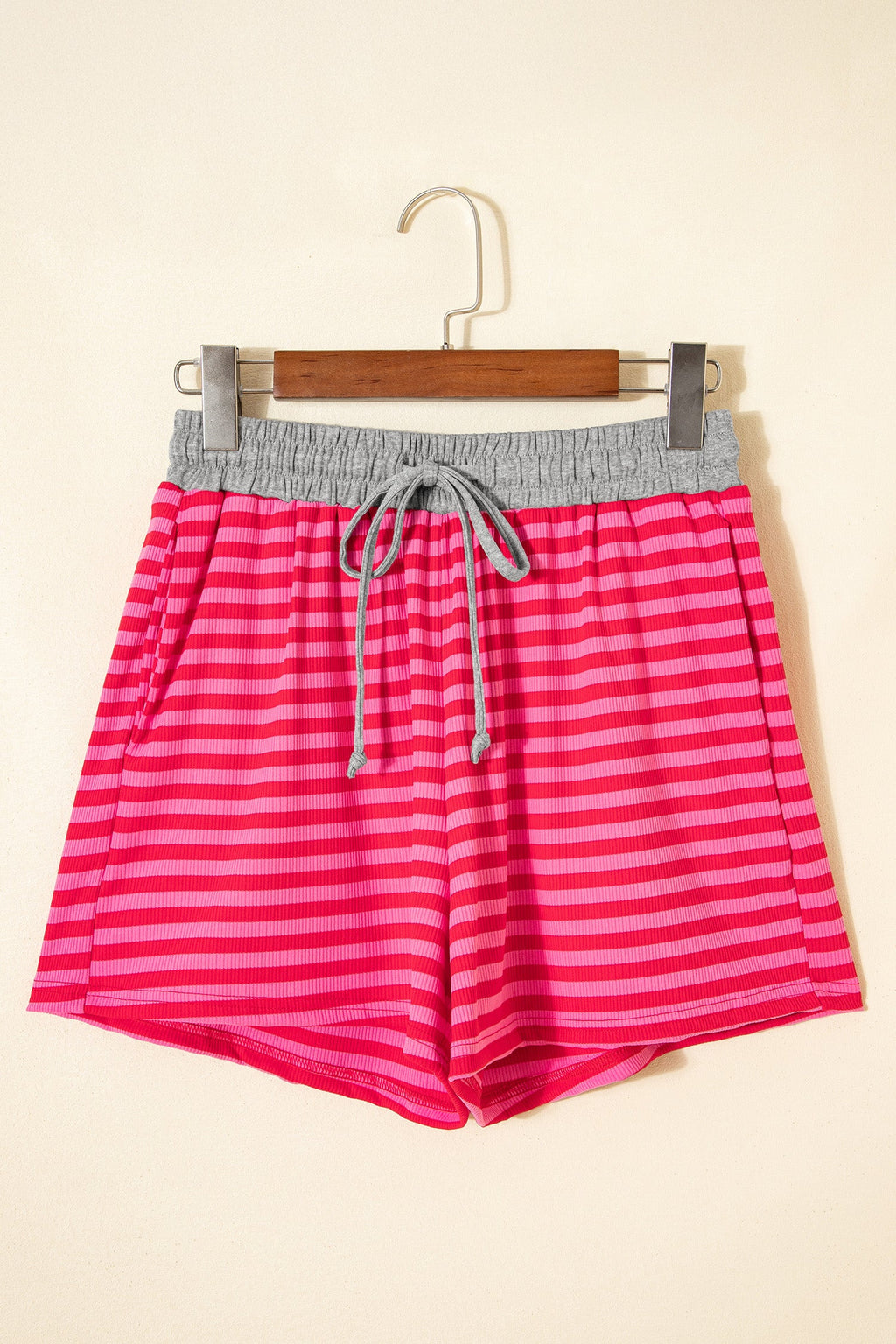 Ocean Waist Casual Ribbed Shorts