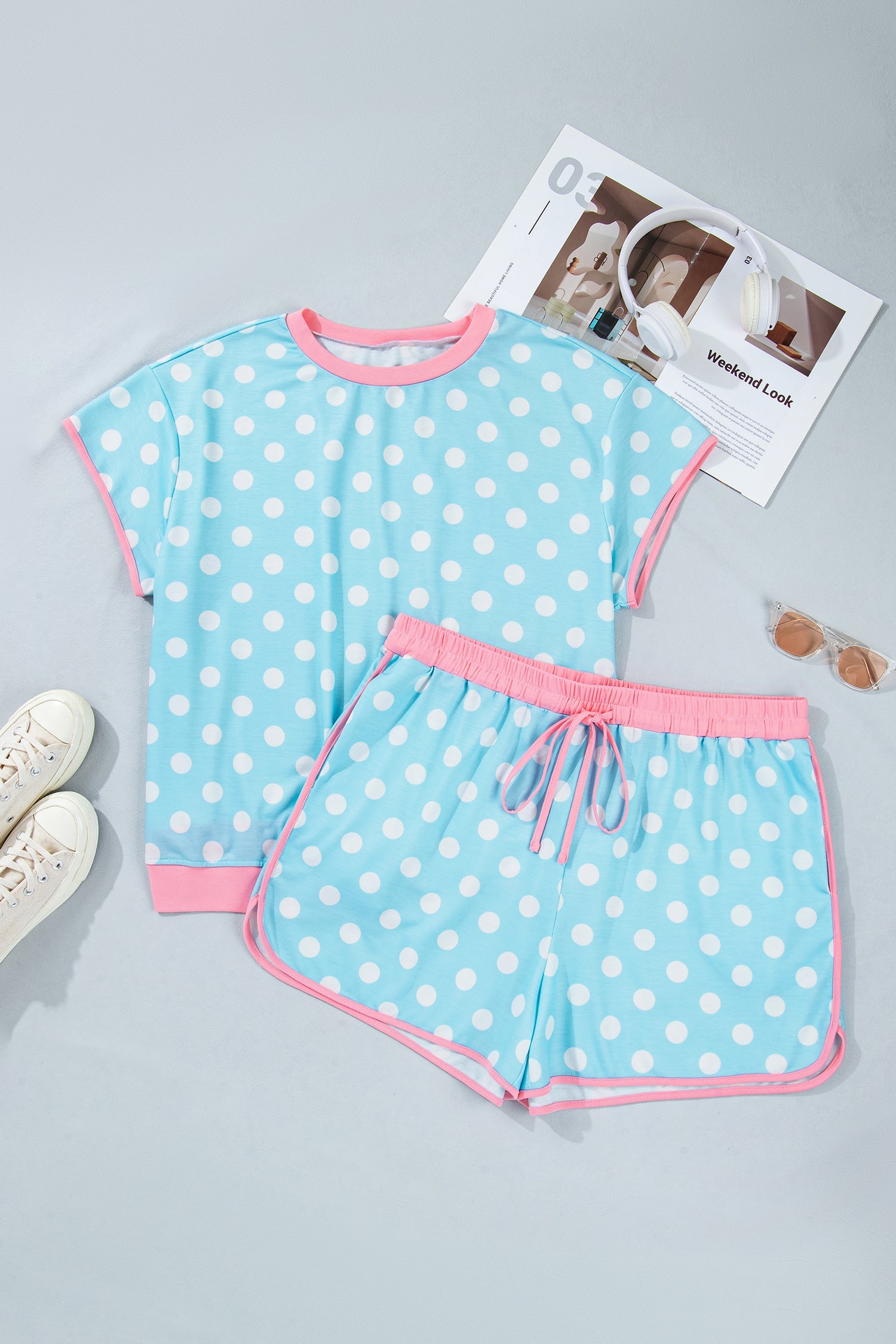 Mikayla Trim 2pcs Short PLUS Set