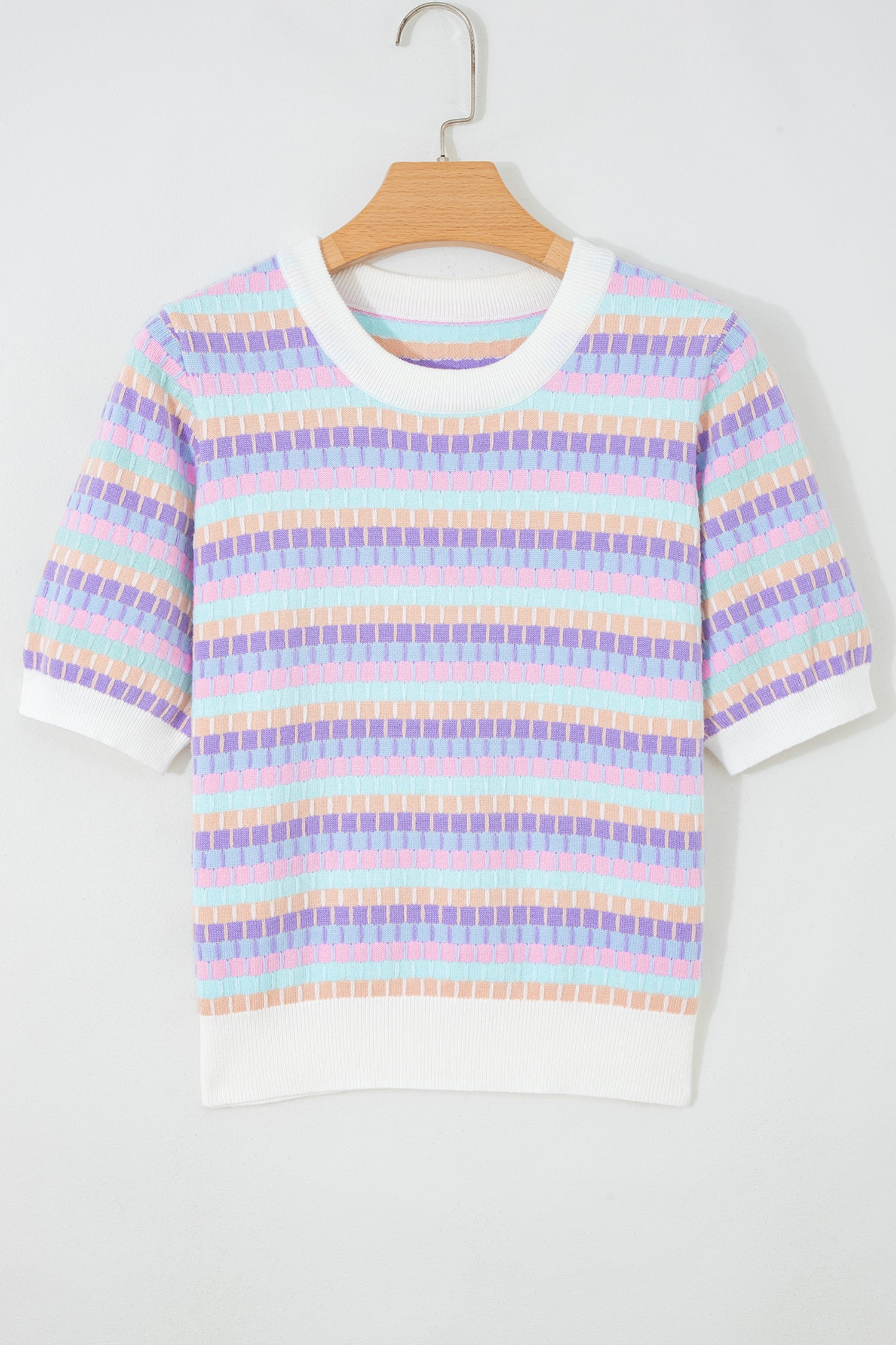 Ailany Knit Short Sleeve Sweater