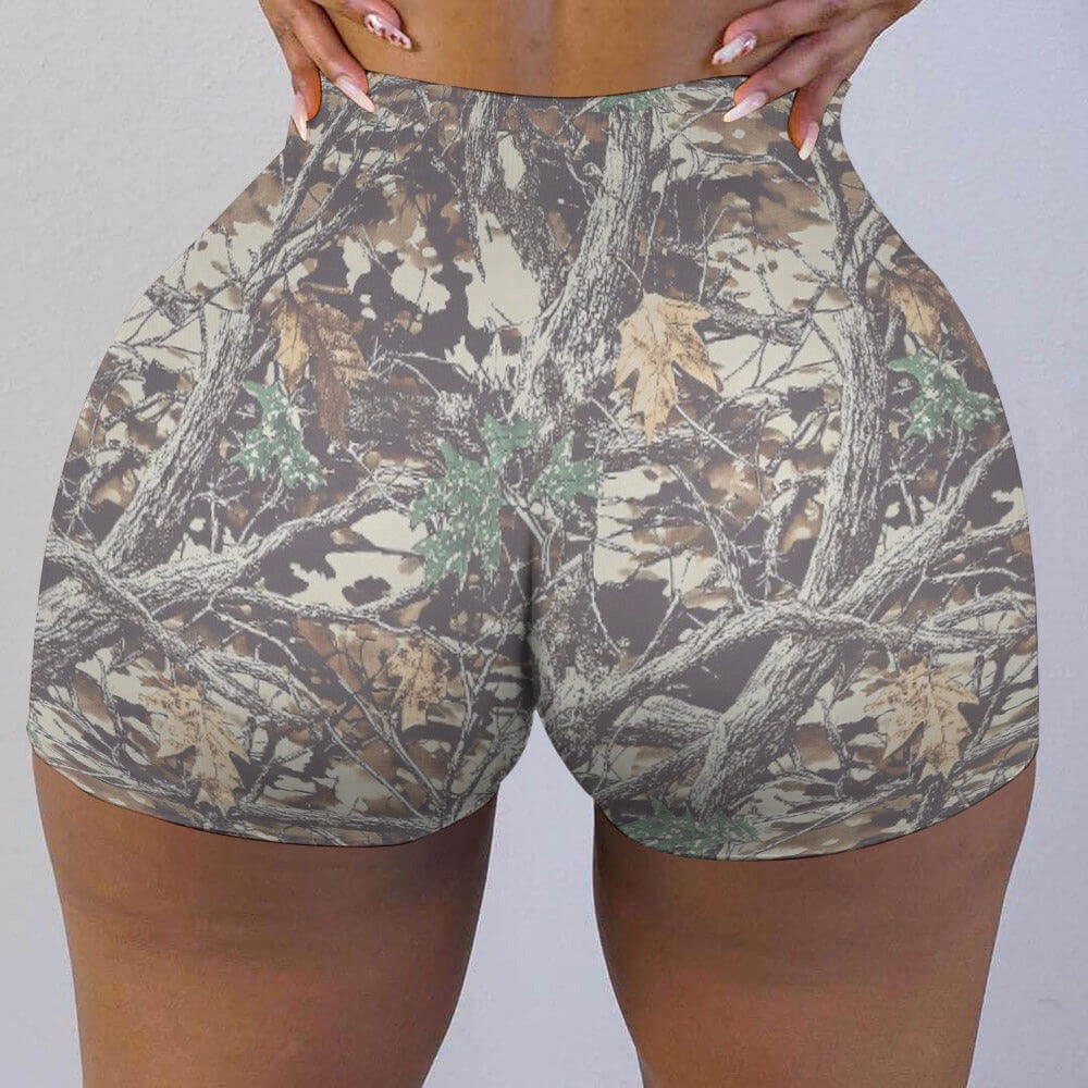 Yoga Shorts - Washed Maple