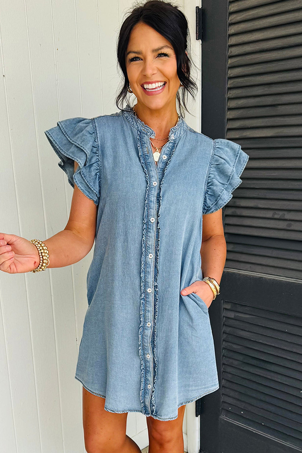 Sasha Short Sleeve Mini Dress