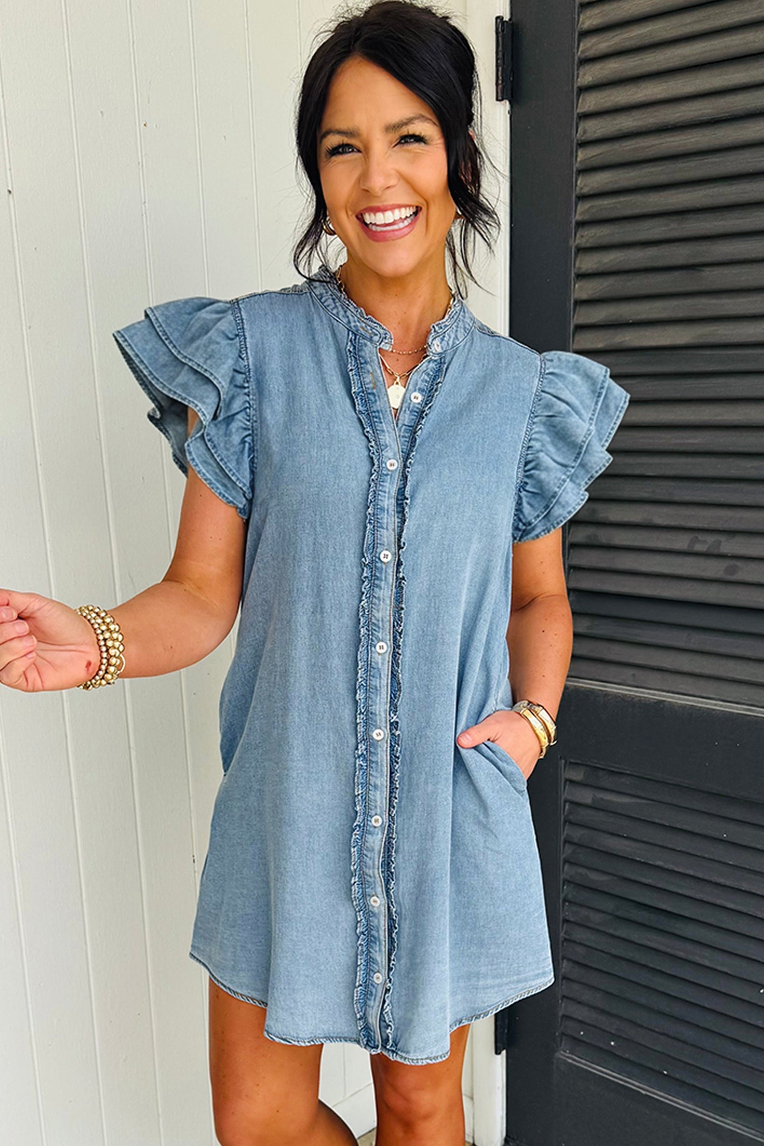 Sasha Short Sleeve Mini Dress