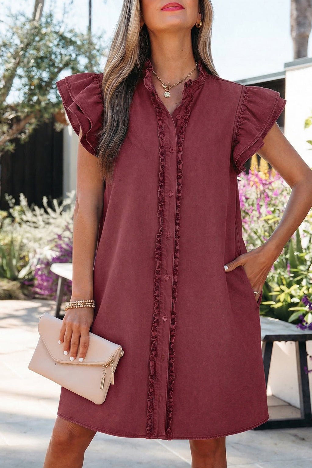 Emelia Short Sleeve Mini Dress
