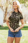 Annabelle Print Mock Slim Tee