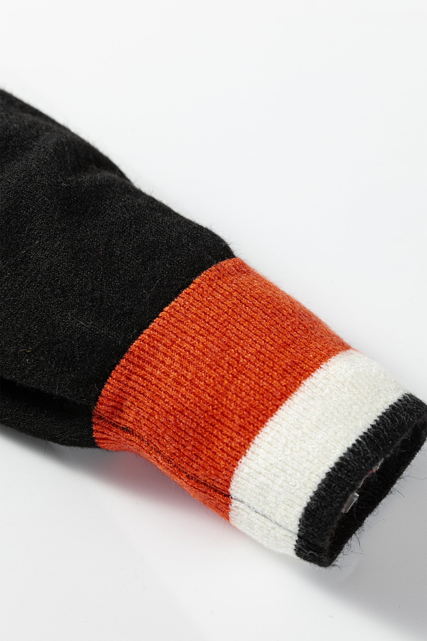 Scarlett Striped Trim Varsity Sweater