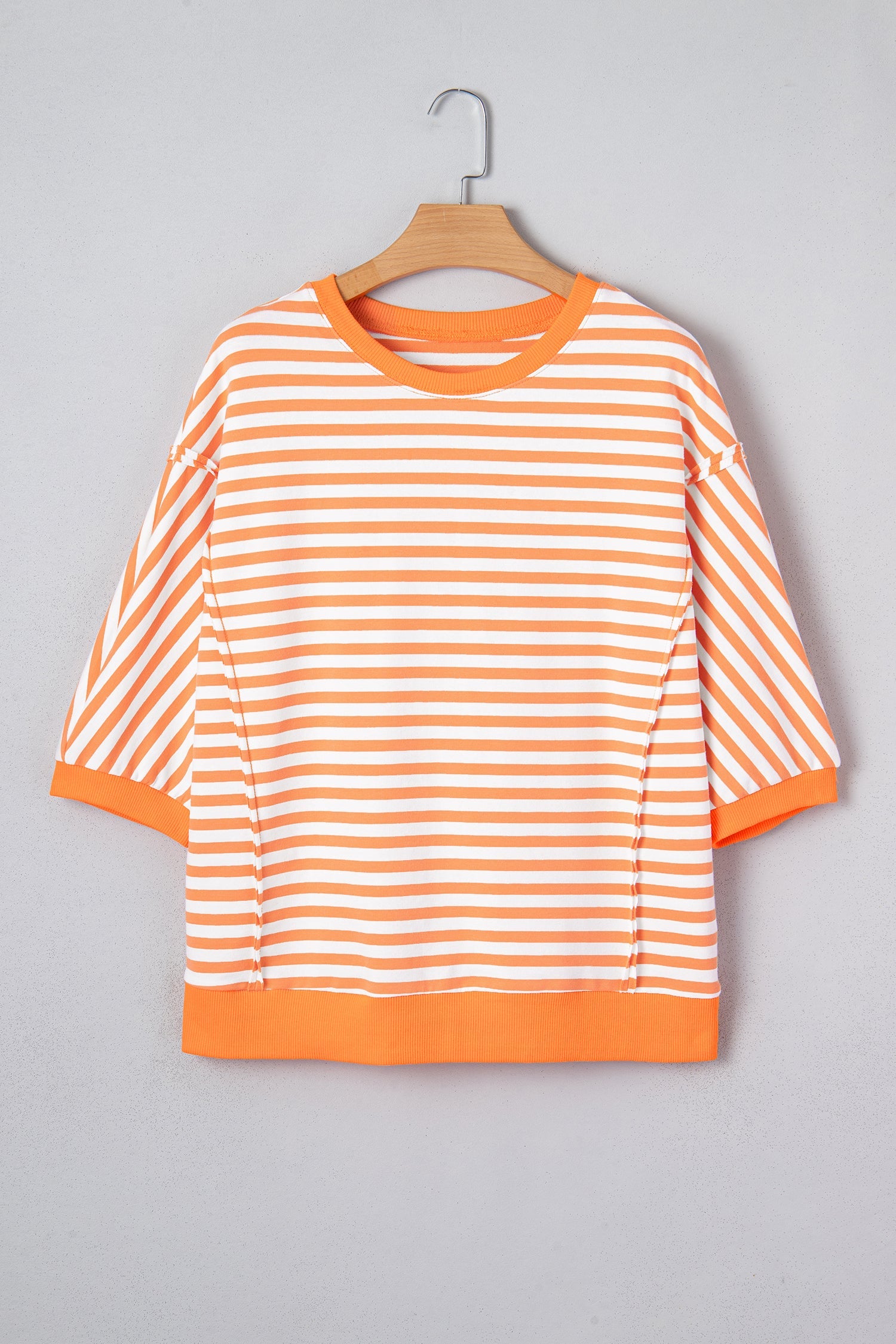 Dulce Seam Patchwork Pullover Top
