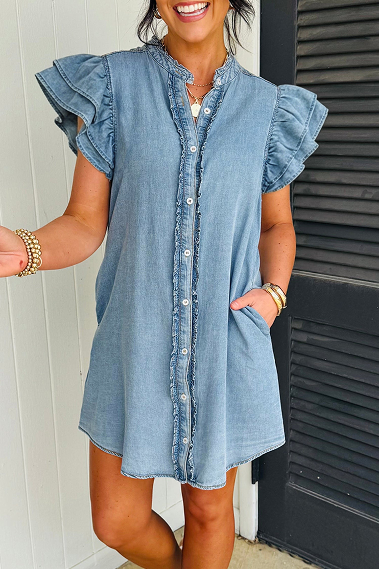 Sasha Short Sleeve Mini Dress