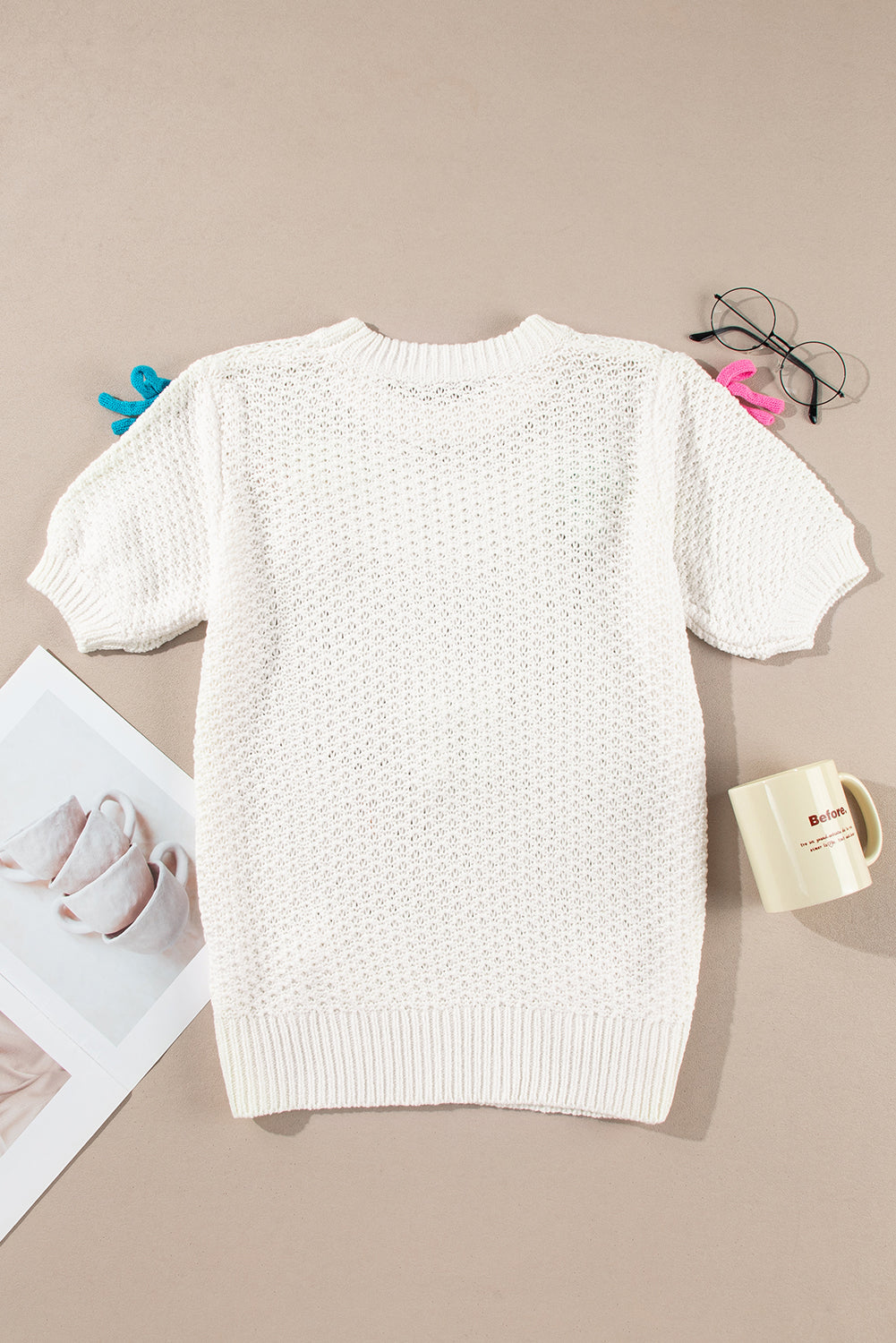 Jasmine Mock Short Sleeve Sweater