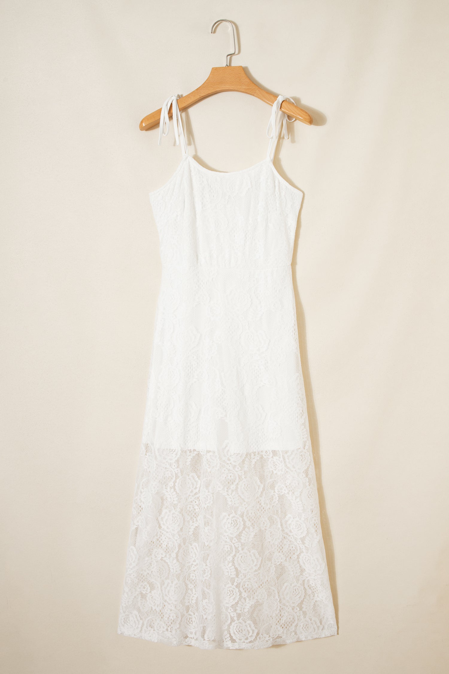 Maxine Lace Overlay Long Dress