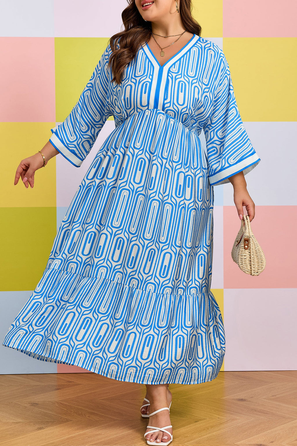 Siya Bracelet Sleeve Long PLUS Dress