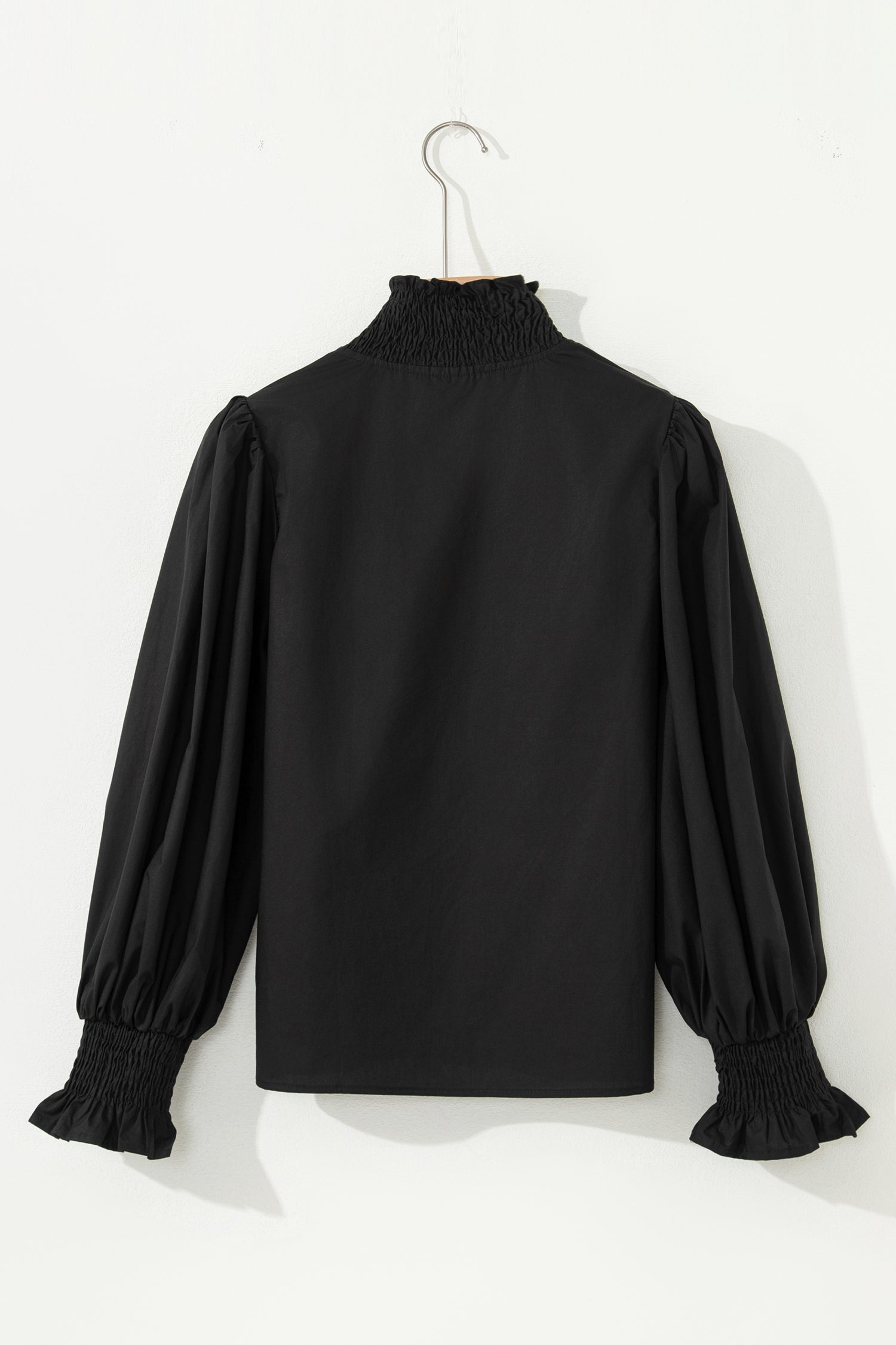 Estrella Flounce Sleeve Trim Blouse