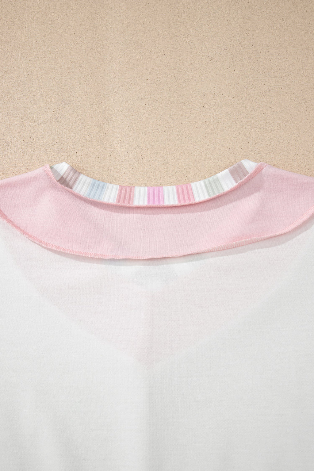 Promise Color Block Loose Long Sleeve Top