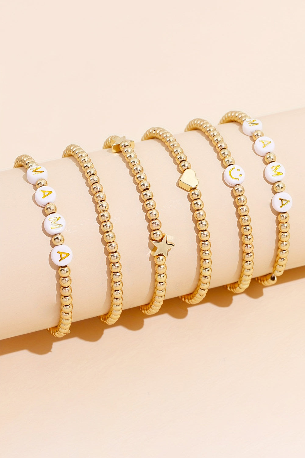 Milana Plated Beaded Bracelet Set