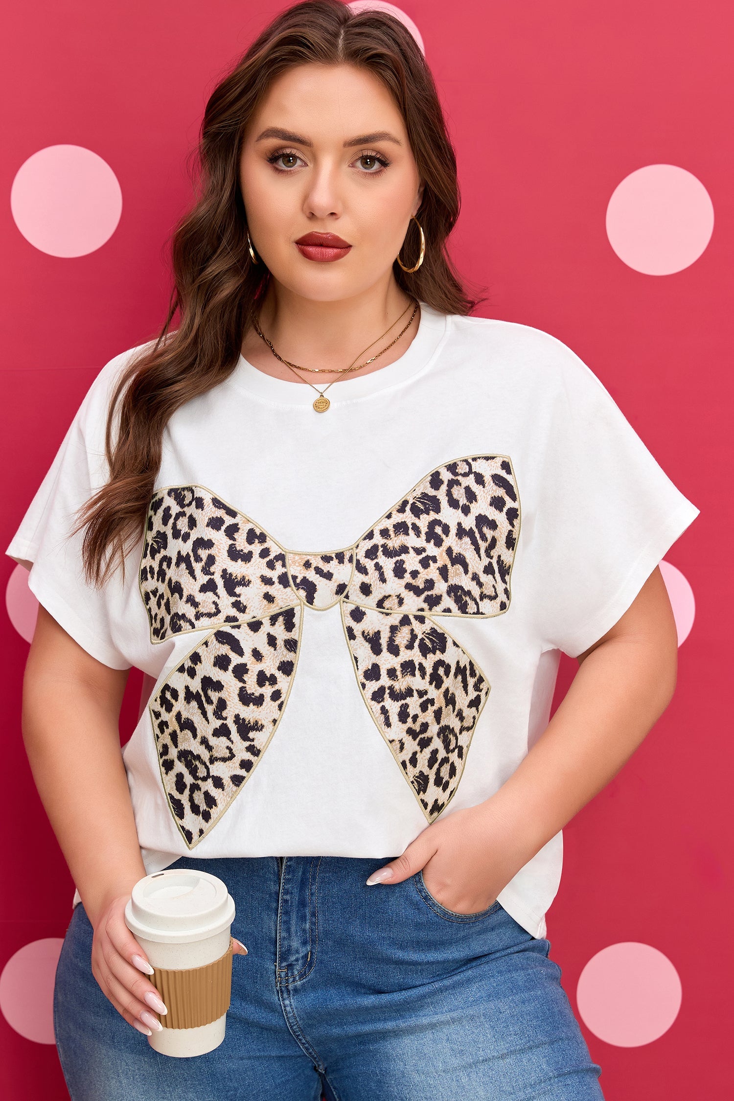 Aliya Patch Casual T PLUS Shirt