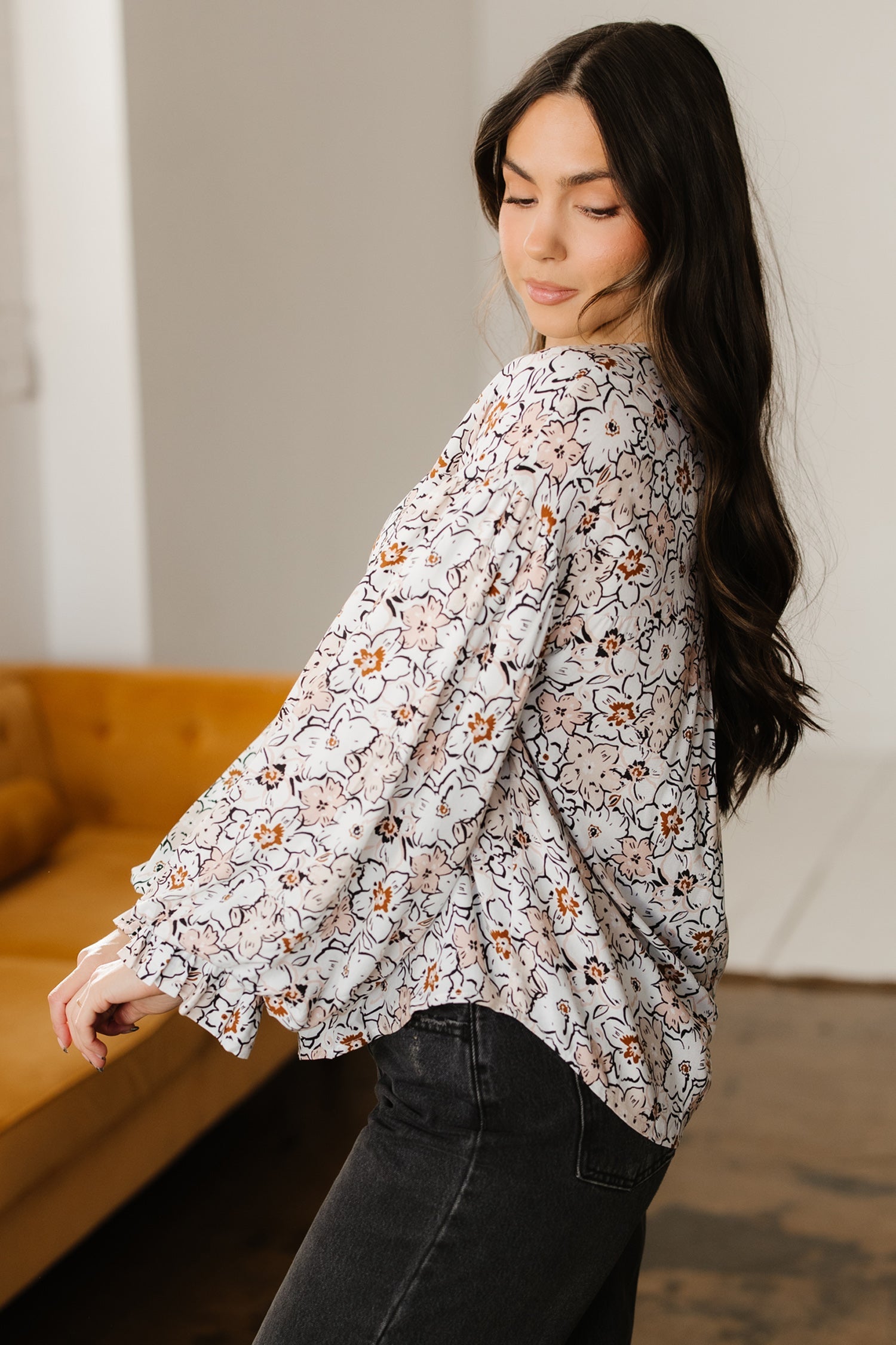 Aubrey Puff Sleeve Down Shirt
