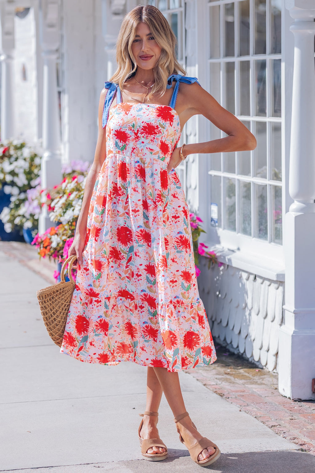 Dahlia Straps High Waist Dress