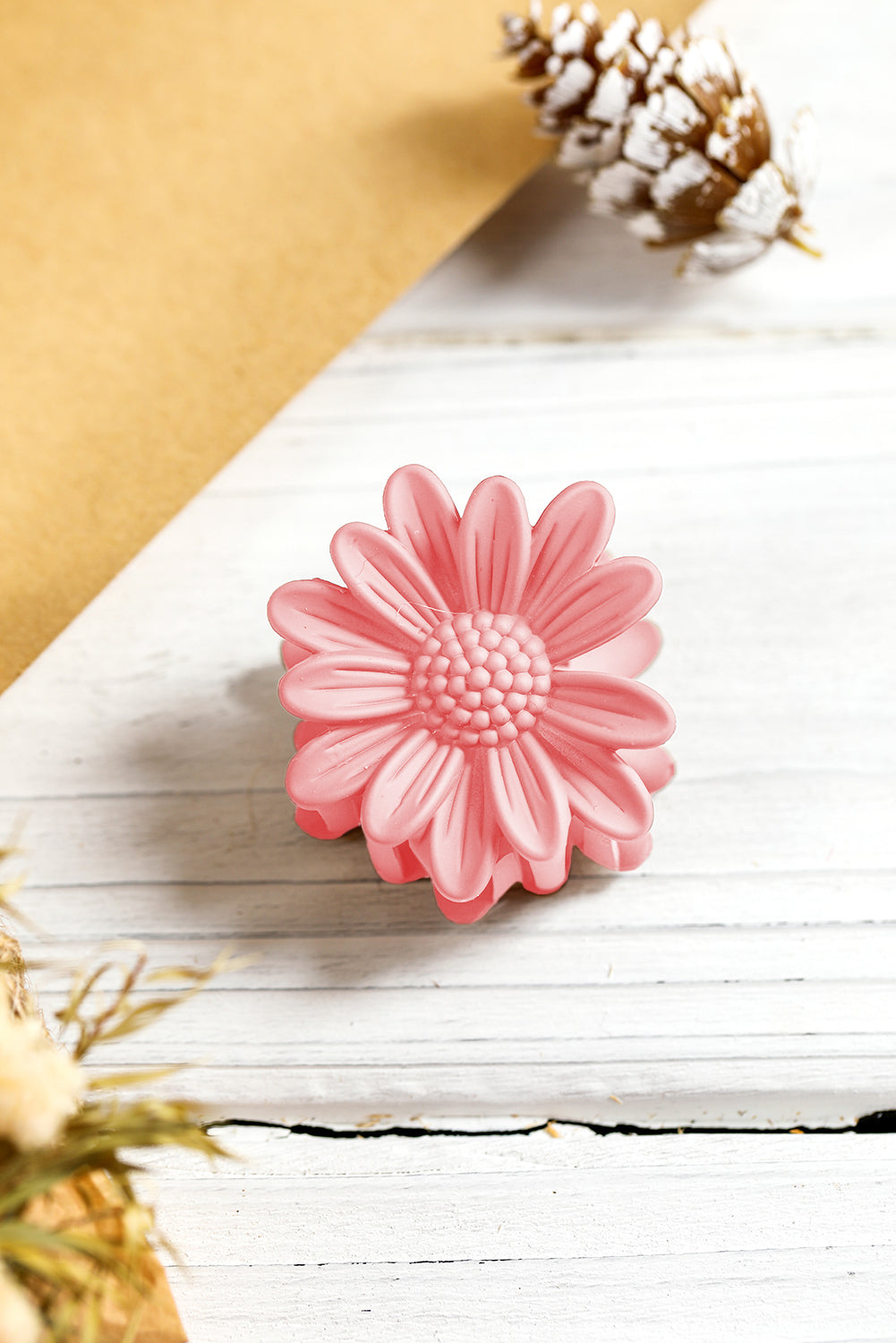 Analeia Flower Frosted Hair Clawclip