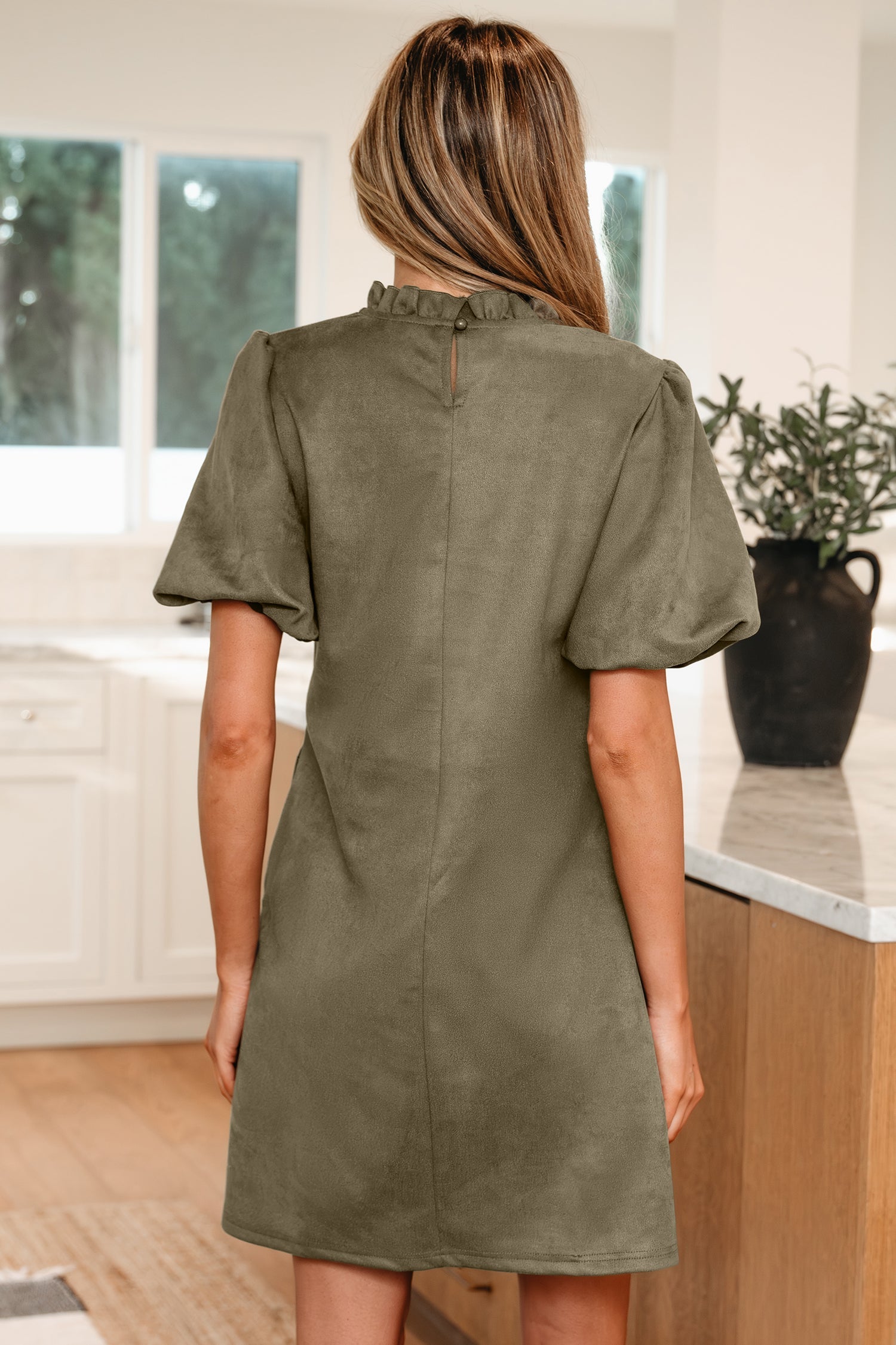 Gemma Sleeve Shift Mini Dress