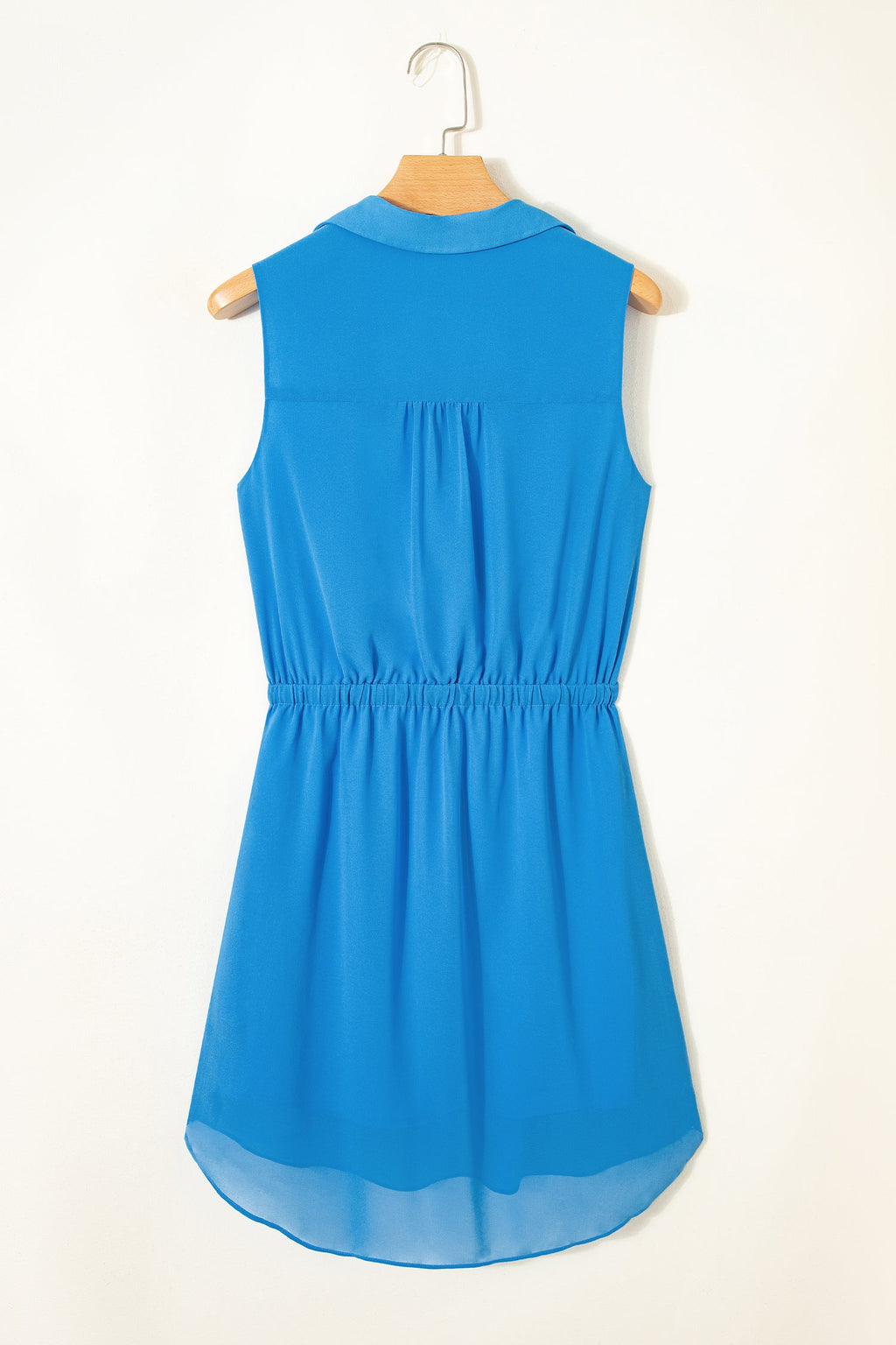 Lila Elastic Waist Sleeveless Shirt