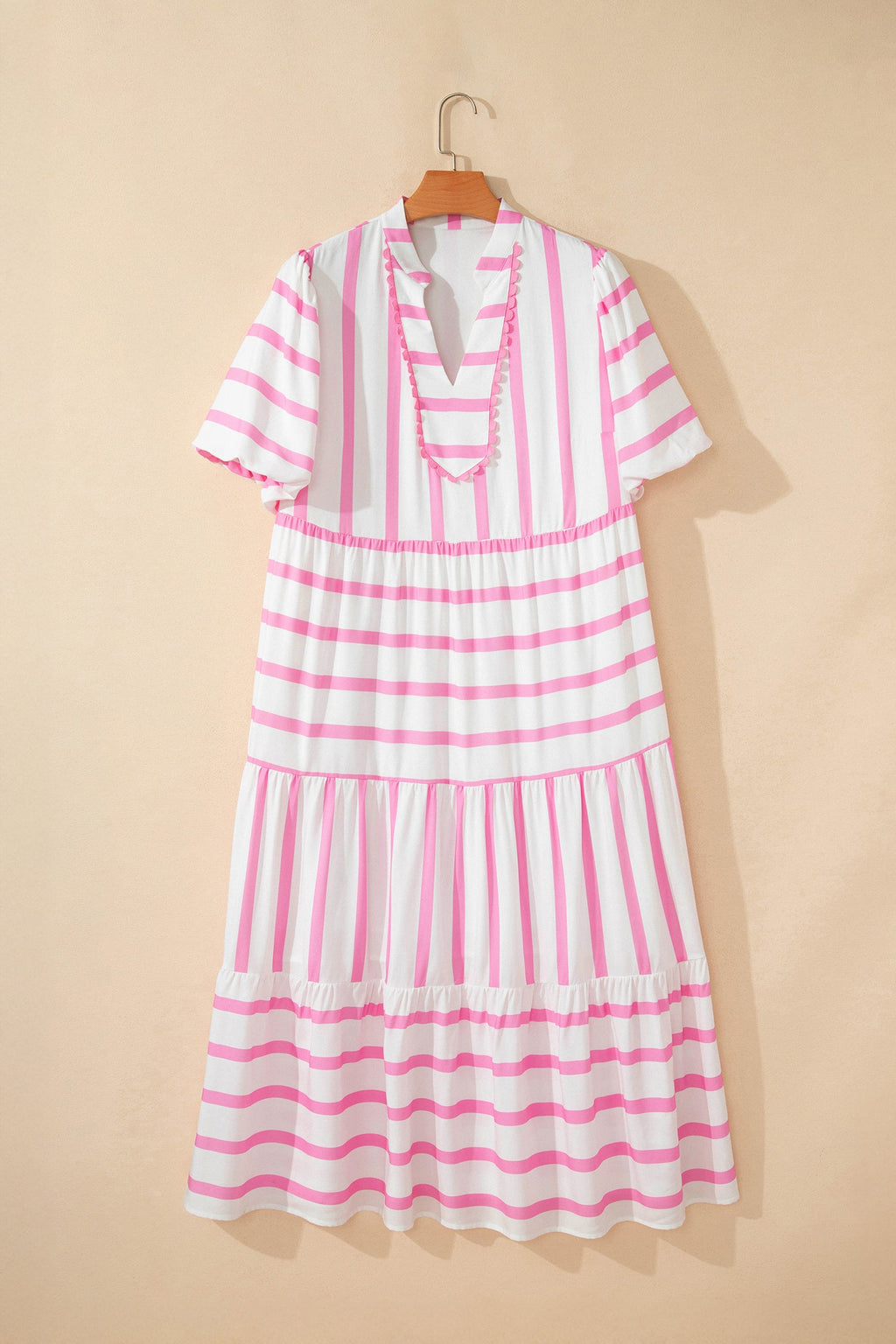 Elowen Sleeve Tiered Maxi PLUS Dress