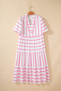 Elowen Sleeve Tiered Maxi PLUS Dress