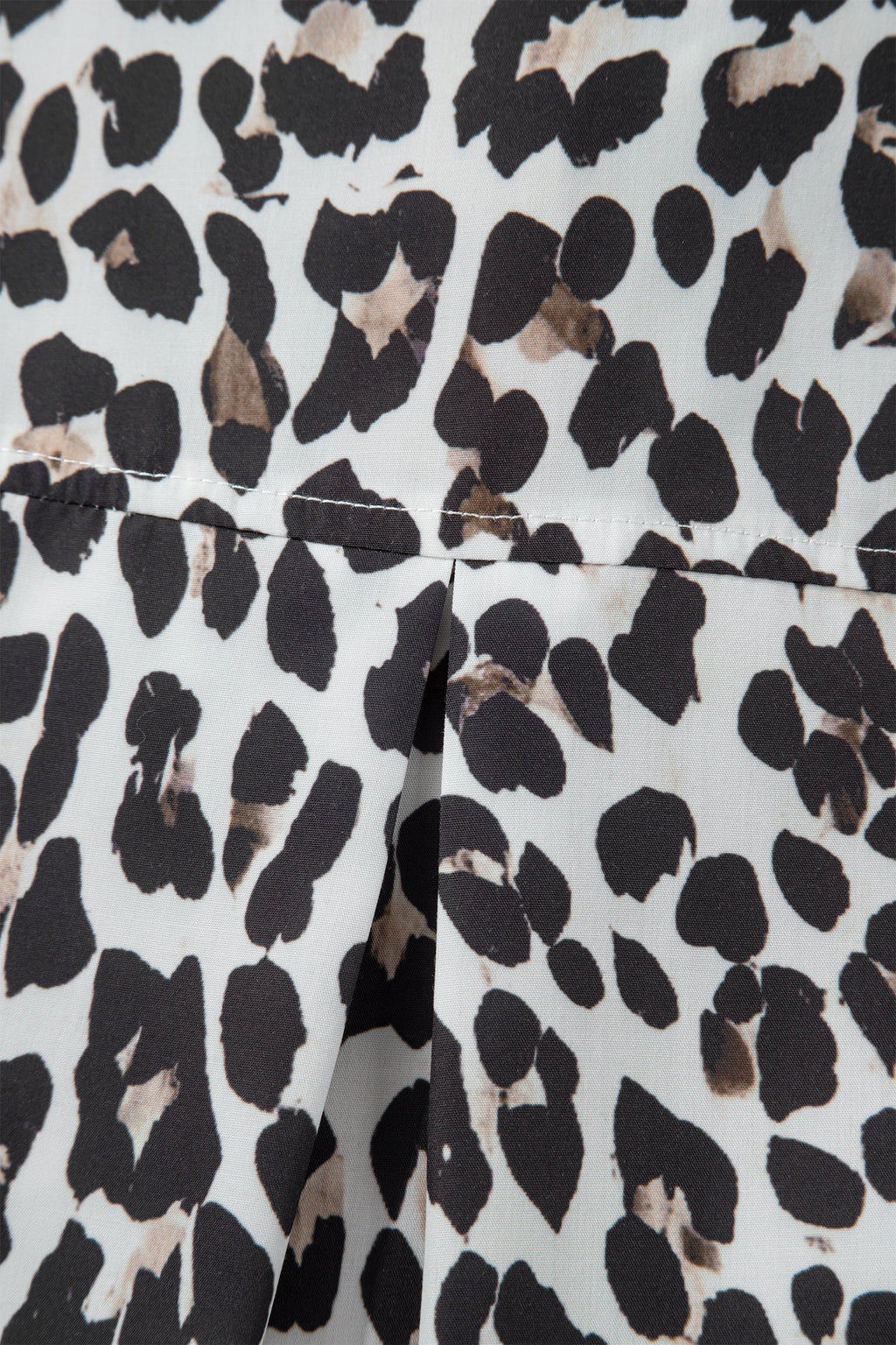 Kayleigh Print Contrast Trim Long Sleeve PLUS Top