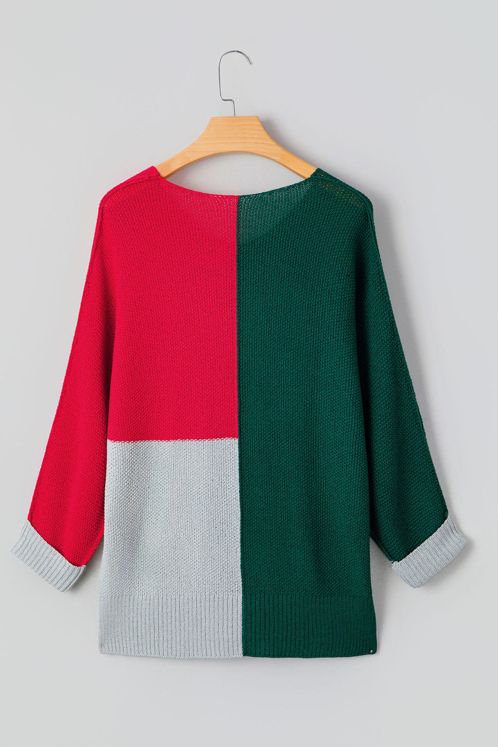 Demi Block Knit Loose Sweater