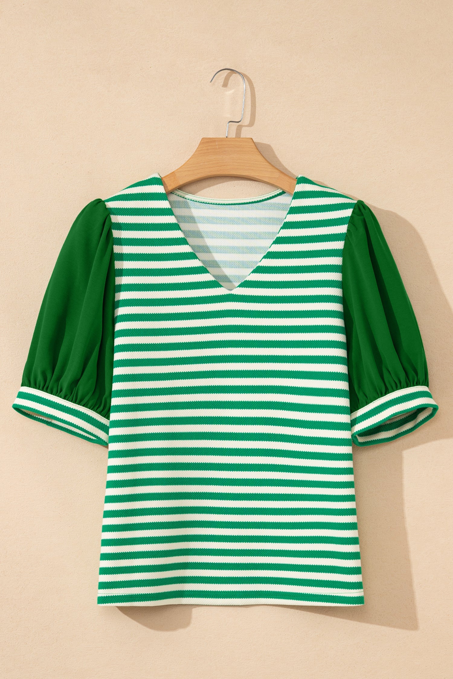 Leighton Short Sleeve Patchwork Blouse