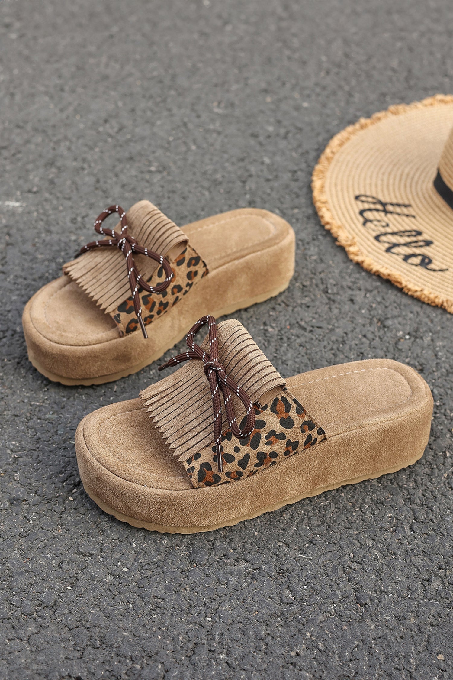 Morgan Up Detail Platform Slippers