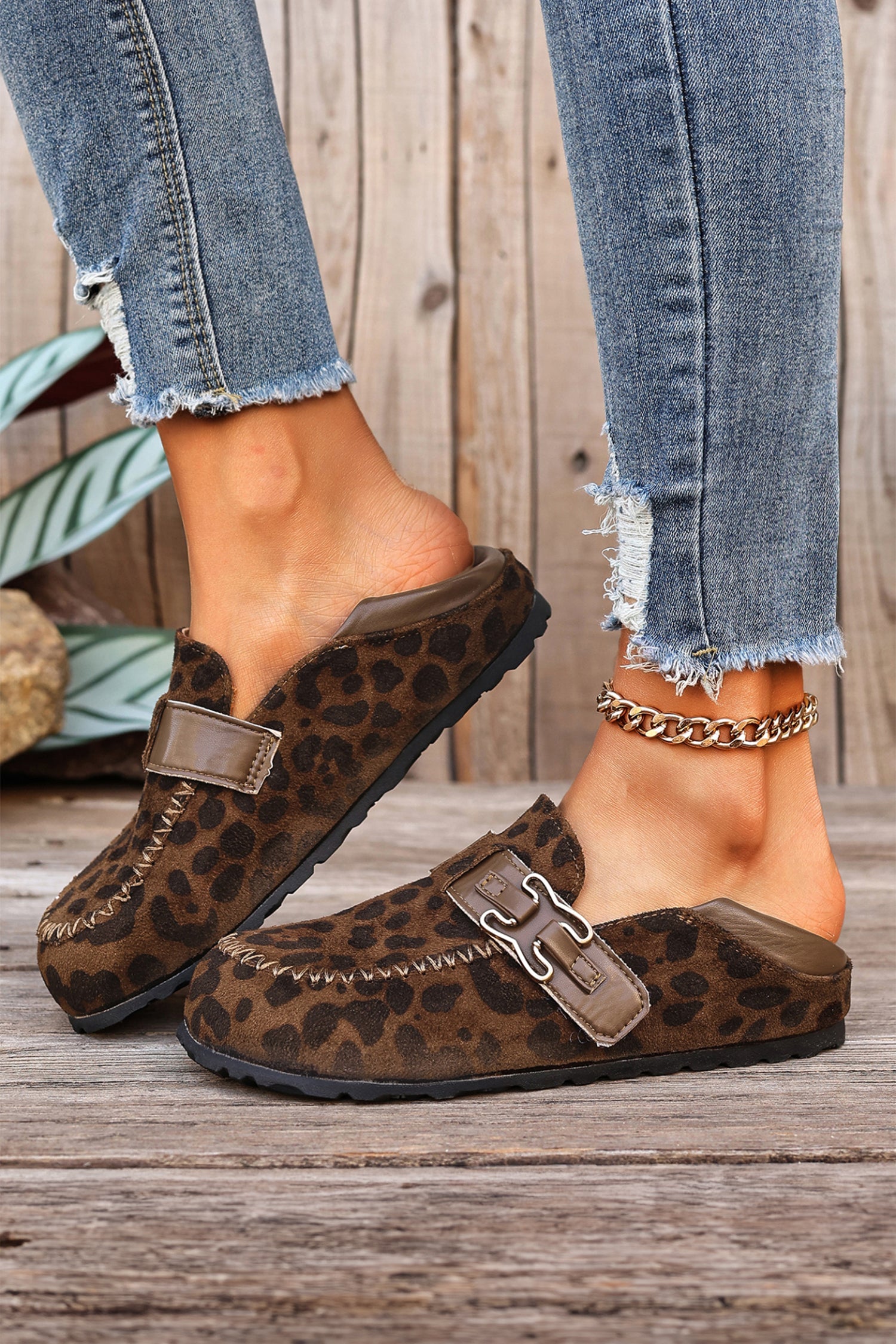 Keziah Buckle Slip On Shoes