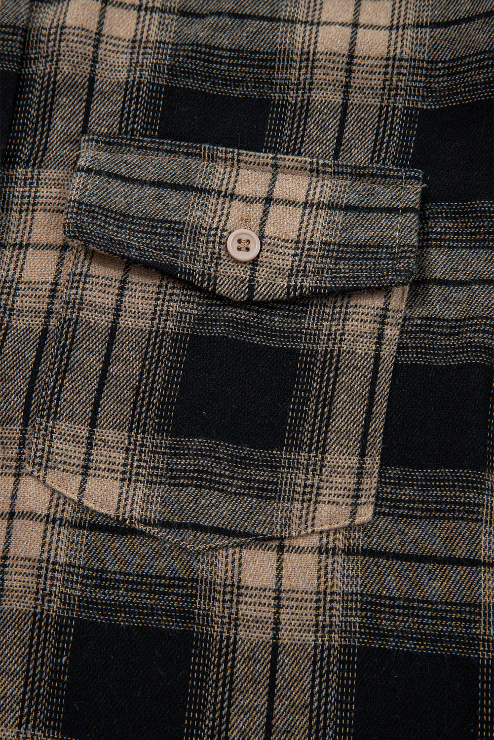 Meredith Double Flap Brushed Shacket