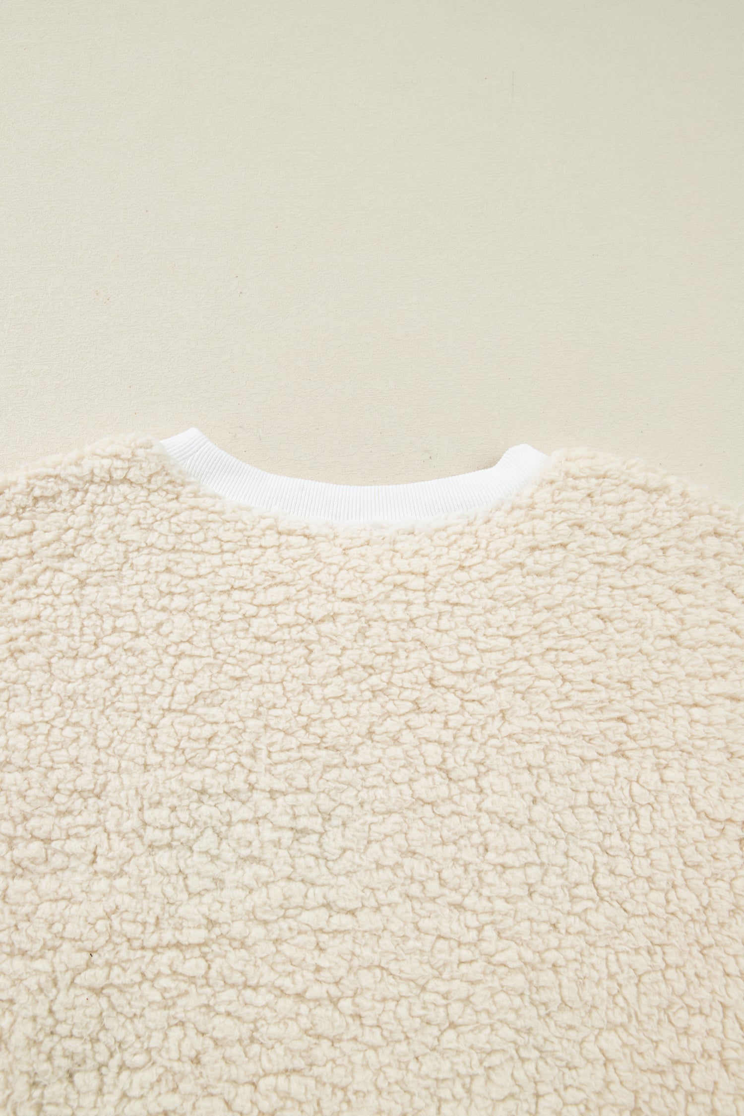 Ensley Christmas Embroidered Sherpa Pullover