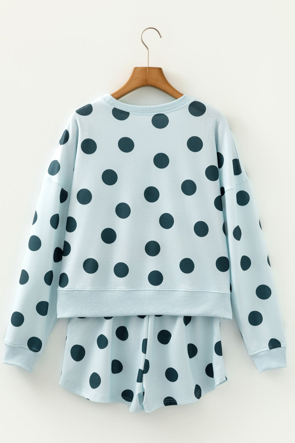 Lia Shoulder Pullover Drawstring Shorts Set