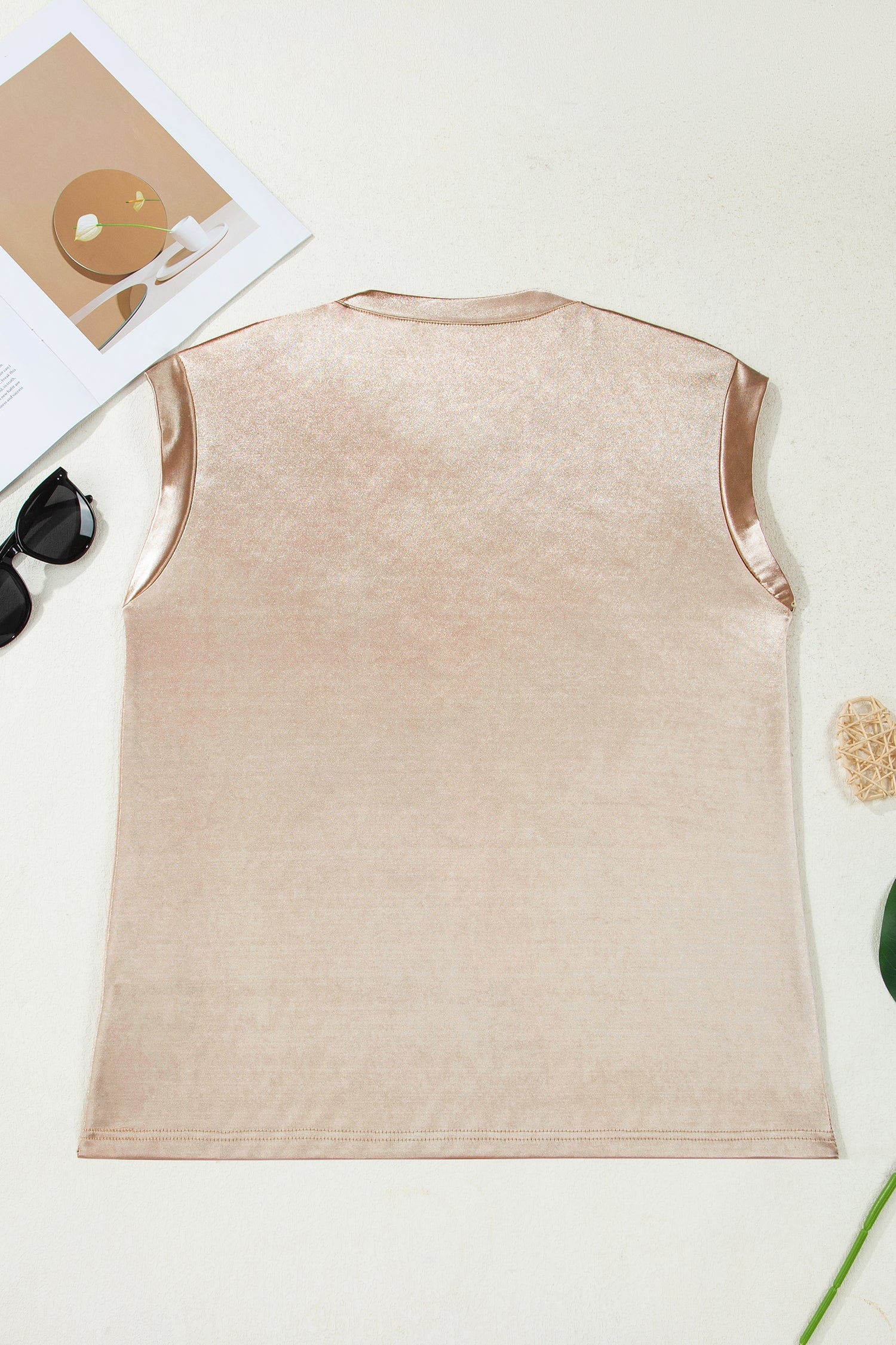 Alicia Metallic Tank Top