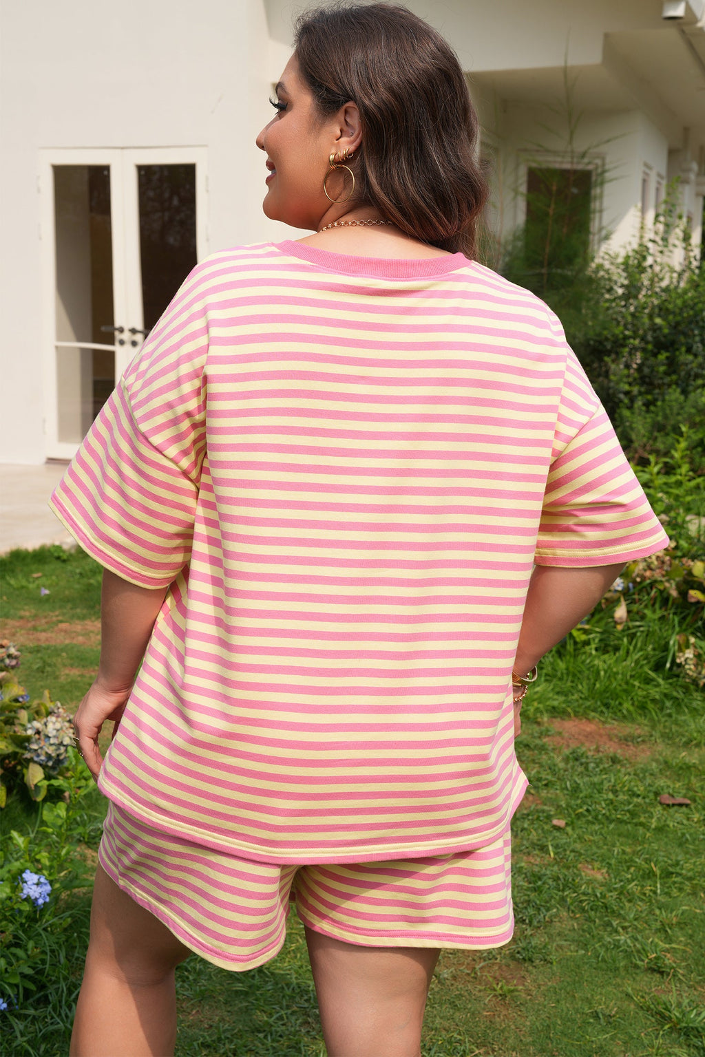 Lilliana Stripe Boxy PLUS Set