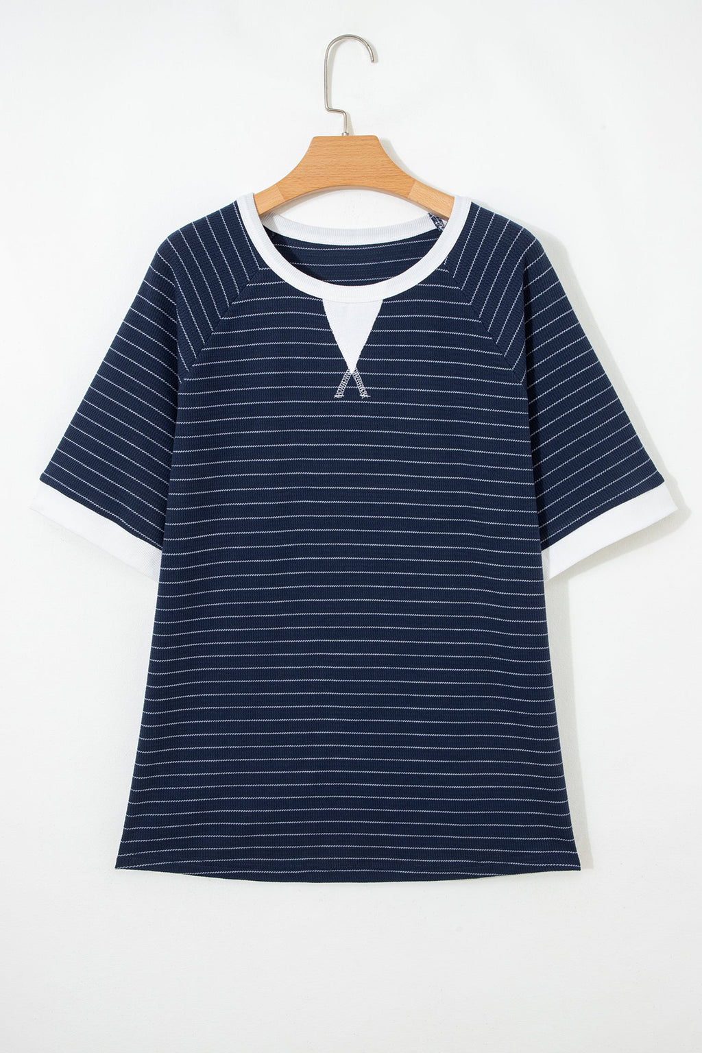 Melany Trim Ribbed T PLUS Shirt