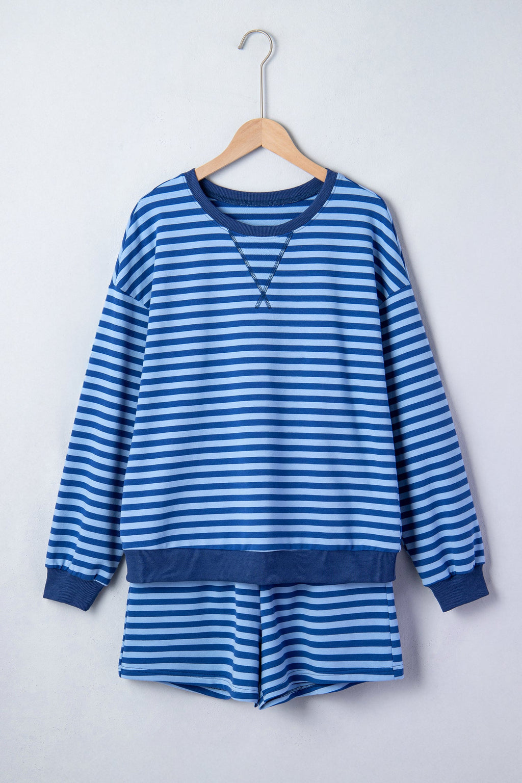 Chloe Casual Short Set Long Sleeve Top Set