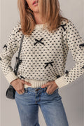 Scarlett Contrast Ribbed Edge Sweater