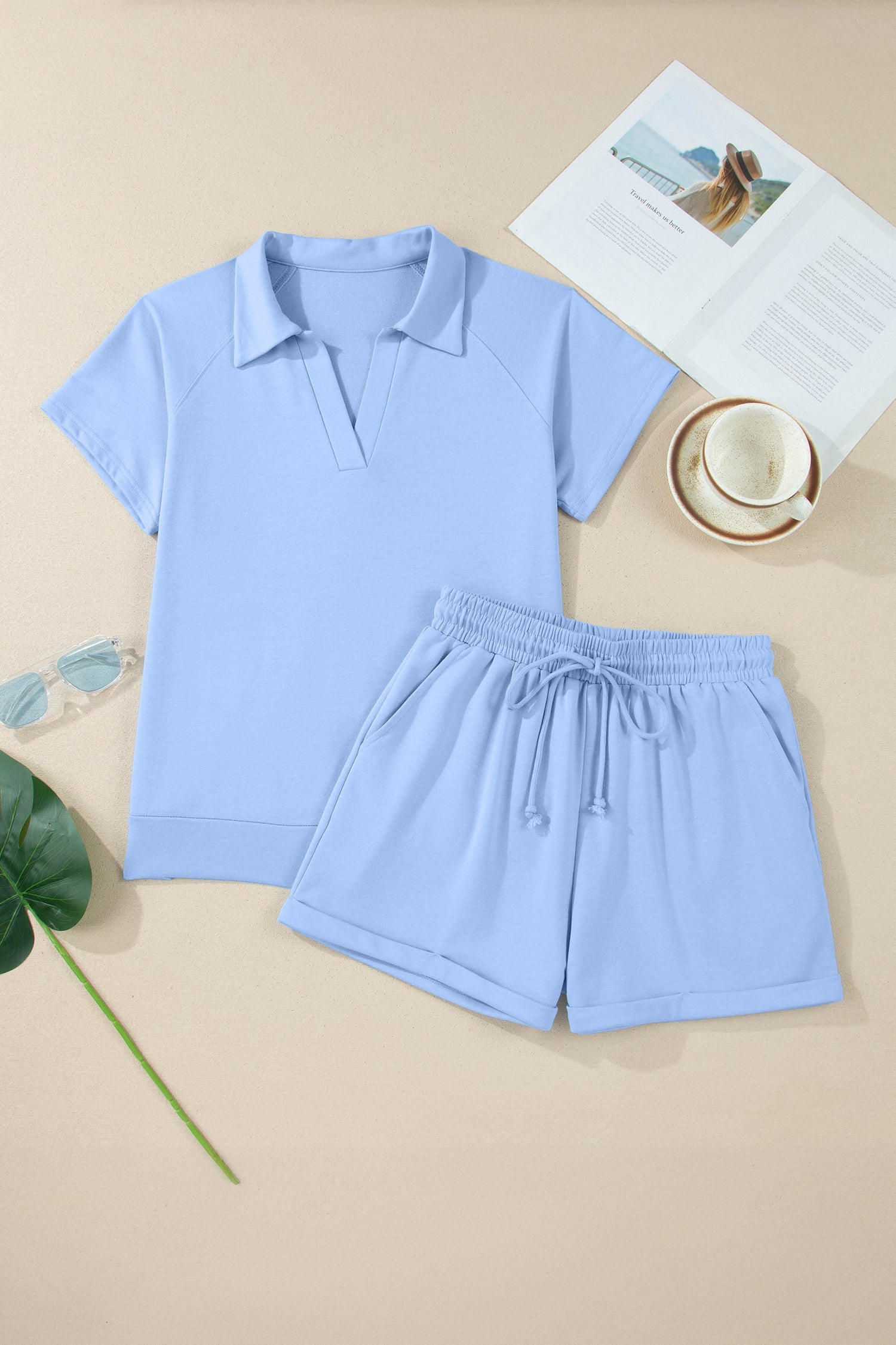 Lillie Collared Tee Set