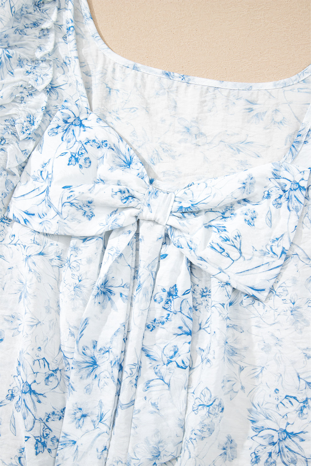 Beatrice Bow Back Square Blouse