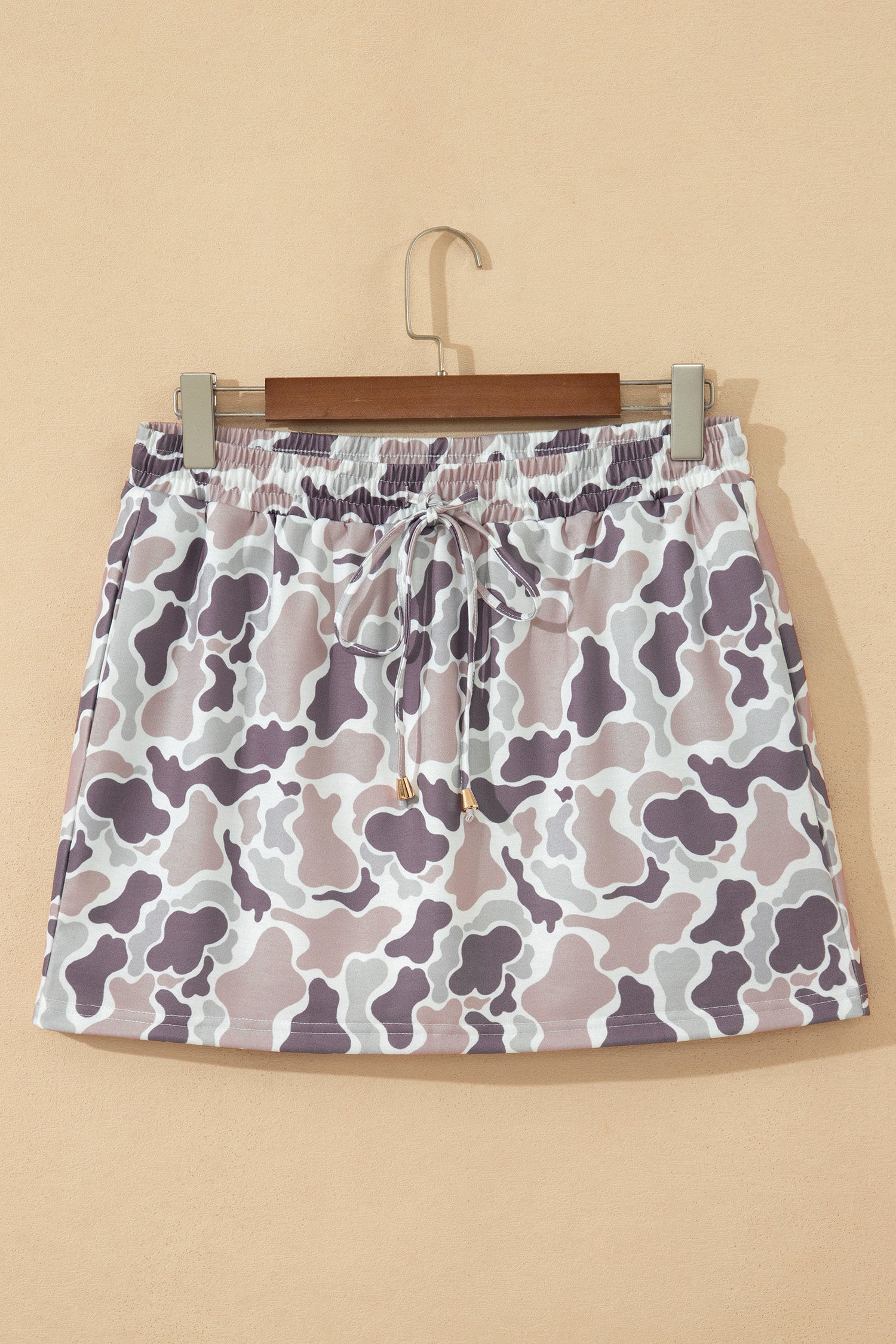Amari Waist Drawstring Mini Skort