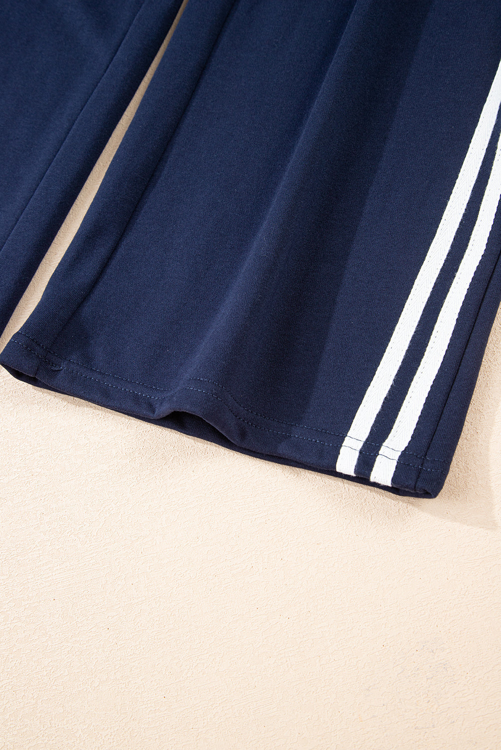 Hana Striped Detail Crewneck Pullover