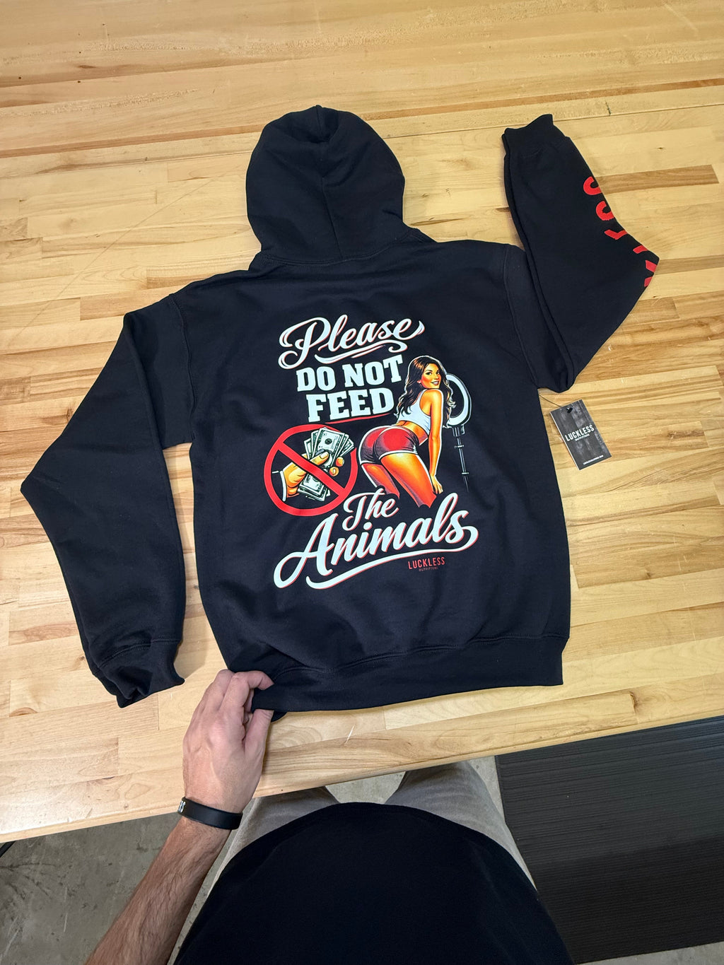 Please Do Not Feed The Animals Hoodie