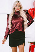 Amara Mock Bubble Sleeve Top